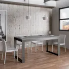 Rozkładany stół o nowoczesnym designie z drewna melaminowego - Badesi Viadurini