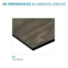 Rozkładany stół do 180 cm Okrągły laminowany Hpl Made in Italy - Bastiano Viadurini