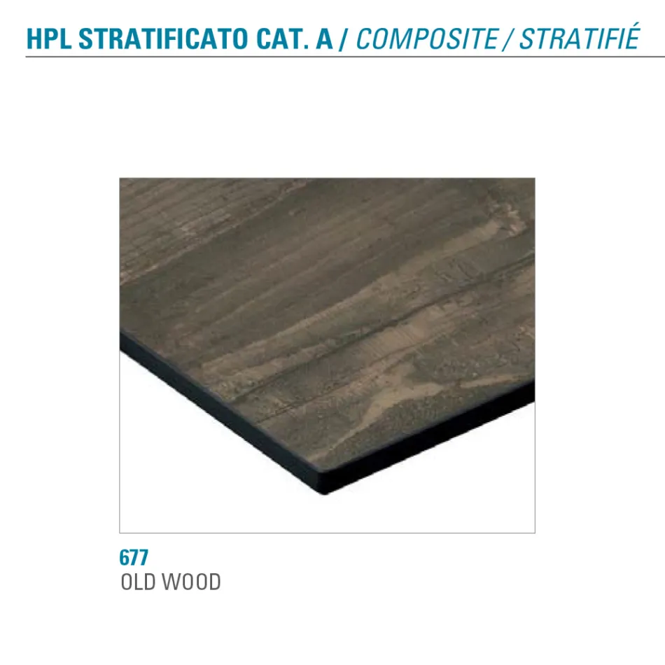 Rozkładany stół do 180 cm Okrągły laminowany Hpl Made in Italy - Bastiano Viadurini