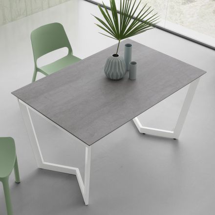 Stół rozkładany do 238 cm z blatem z laminatu Made in Italy - Pablito Viadurini