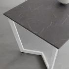 Rozkładany stół do 238 cm z metalu i Hpl Made in Italy - Pablito Viadurini