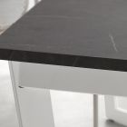 Rozkładany stół do 238 cm z metalu i Hpl Made in Italy - Pablito Viadurini