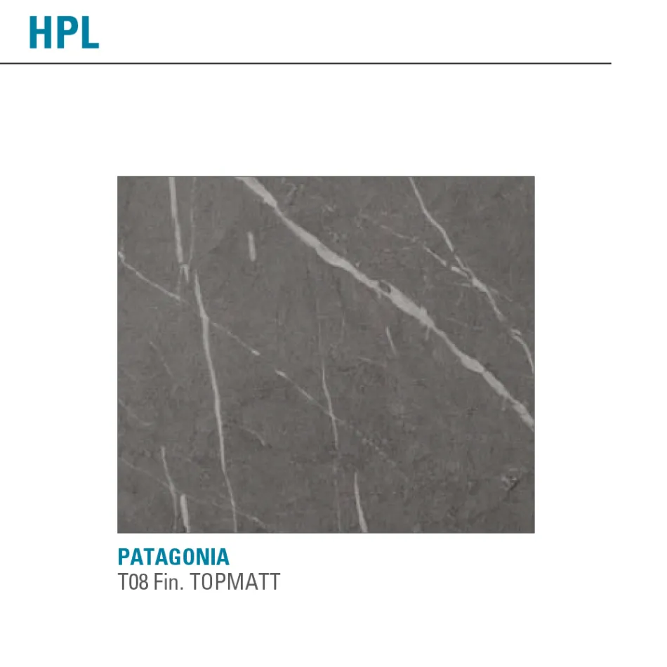 Stół rozkładany do 238 cm metalowy i kolorowy Hpl Made in Italy - Pablito Viadurini