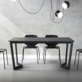 Stół rozkładany do 238 cm metalowy i kolorowy Hpl Made in Italy - Pablito