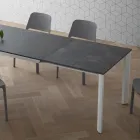 Stół rozkładany do 240 cm Blat z laminatu Made in Italy - Filiberto Viadurini
