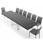 Rozkładany stół do 300 cm z fornirowanego drewna Made in Italy – Ezzellino Viadurini