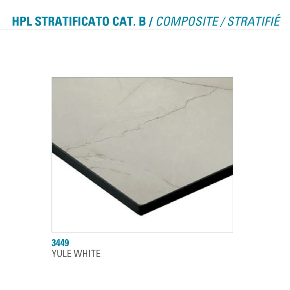 Rozkładany stół do 300 cm Laminowany blat HPL Made in Italy - Bastiano Viadurini