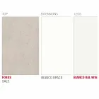 Rozkładany stół do 238 cm z laminatu i metalu Made in Italy - Remigio Viadurini