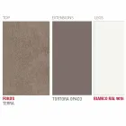 Rozkładany stół do 238 cm z laminatu i metalu Made in Italy - Remigio Viadurini