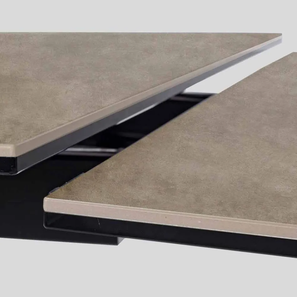 Stół rozkładany do 240 cm z blatem ceramicznym Homemotion - Avici Viadurini