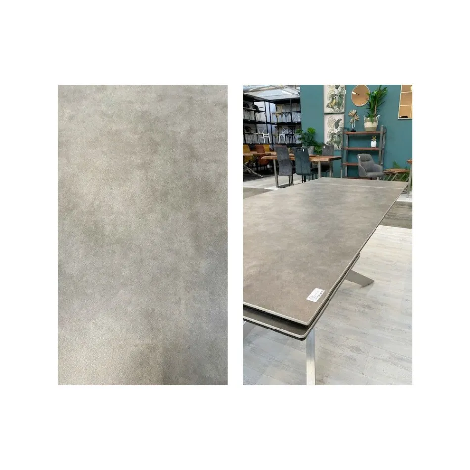 Stół rozkładany do 240 cm z blatem ceramicznym Homemotion - Avici Viadurini