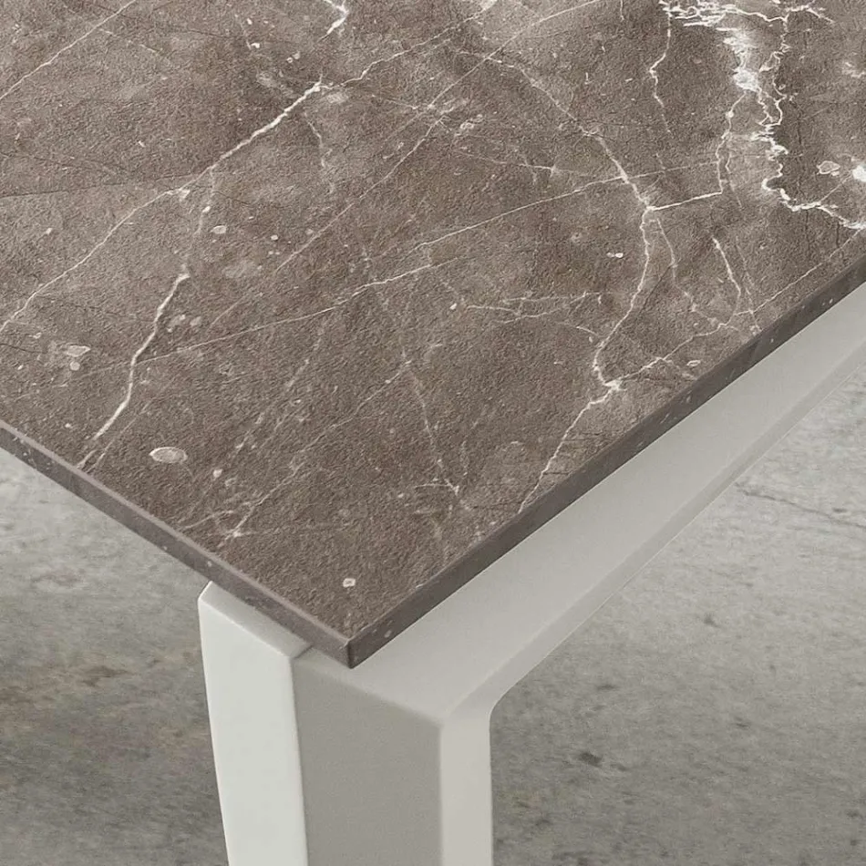 Stół rozkładany do 240 cm z blatem HPL Made in Italy - Fantastycznie Viadurini