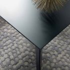 Wysuwany stół do 250 cm ze szklanym blatem Made in Italy - Pitagora Viadurini
