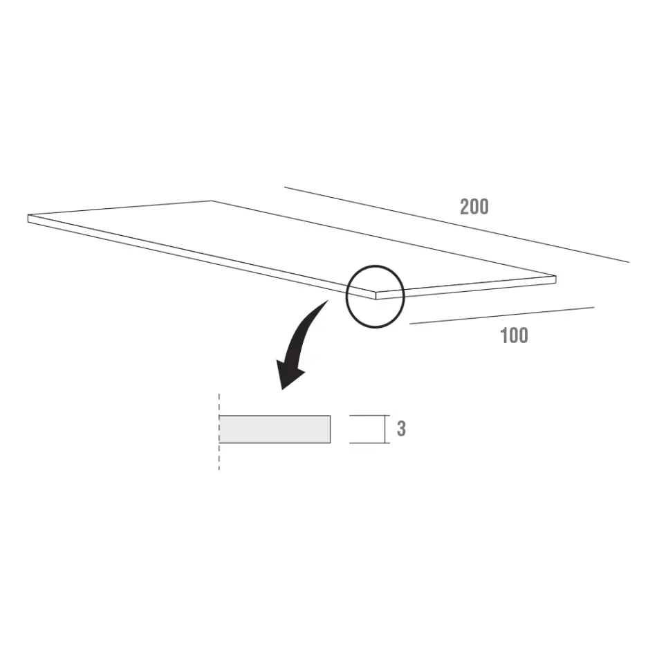 Rozkładany stół do 280 cm w Fenix Made in Italy, Precious - Aresto Viadurini