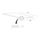 Rozkładany stół do 280 cm w Fenix Made in Italy, Precious - Aresto Viadurini