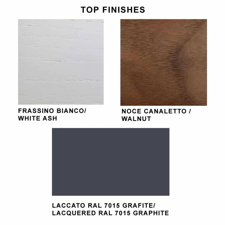 Stół rozkładany do 280 cm ze szkła i forniru – Eugrafo Viadurini