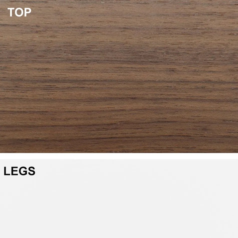 Rozkładany stół do 300 cm z fornirowanym blatem Made in Italy - Grotta Viadurini