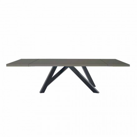 Rozkładany stół do 300 cm z Fenix i stali Made in Italy - Settimmio Viadurini