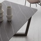 Stół rozkładany do 300 cm w warstwowym HPL Made in Italy - Bastiano Viadurini