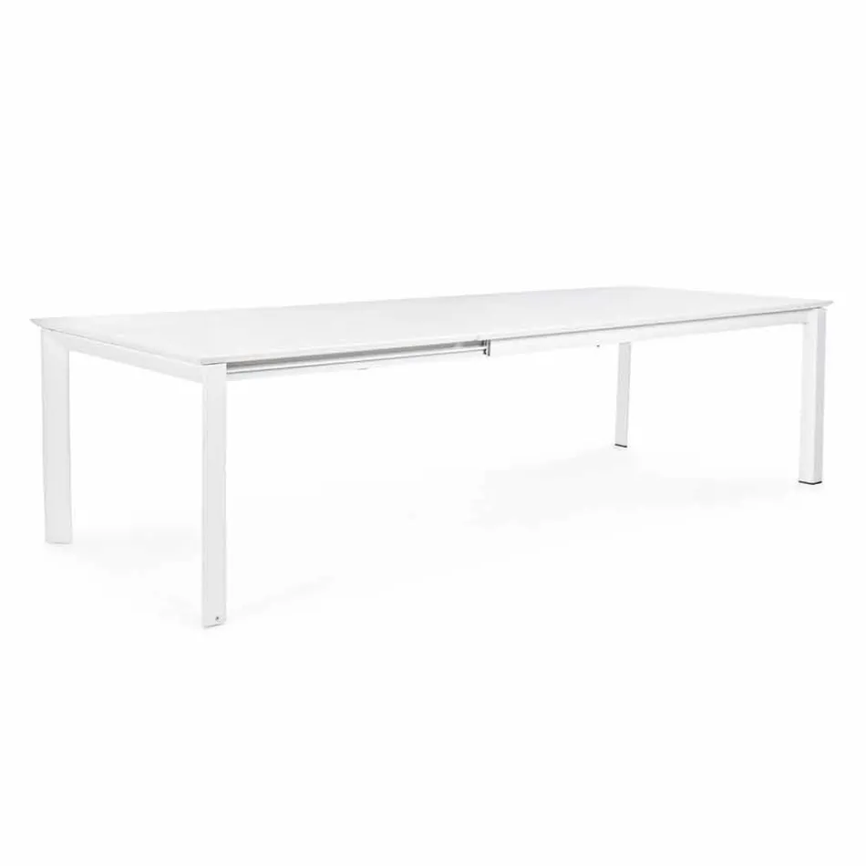 Rozkładany stół w aluminiowym nowoczesnym designie na zewnątrz Homemotion - Casper Viadurini