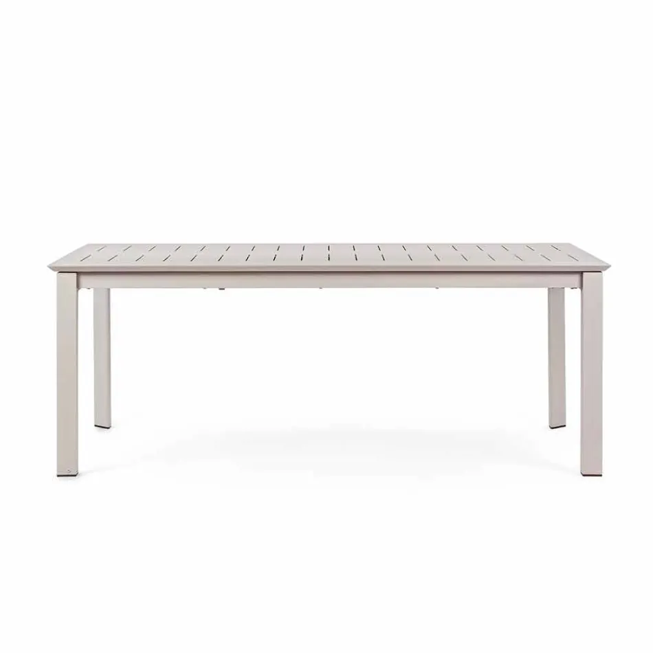 Rozkładany stół w aluminiowym nowoczesnym designie na zewnątrz Homemotion - Casper Viadurini