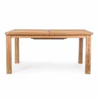 Rozkładany drewniany stół ogrodowy dla 6 osób Homemotion - Hunter Viadurini