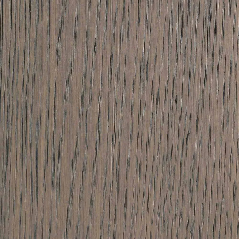 Rozkładany stół z drewna jesionowego z bocznymi paskami pomalowanymi na szaro - Ketla Viadurini