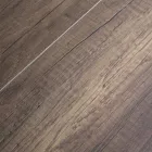 Rozkładany stół z drewna melaminowego i blatu z żelaza w kolorze antracytowym - Sassone Viadurini