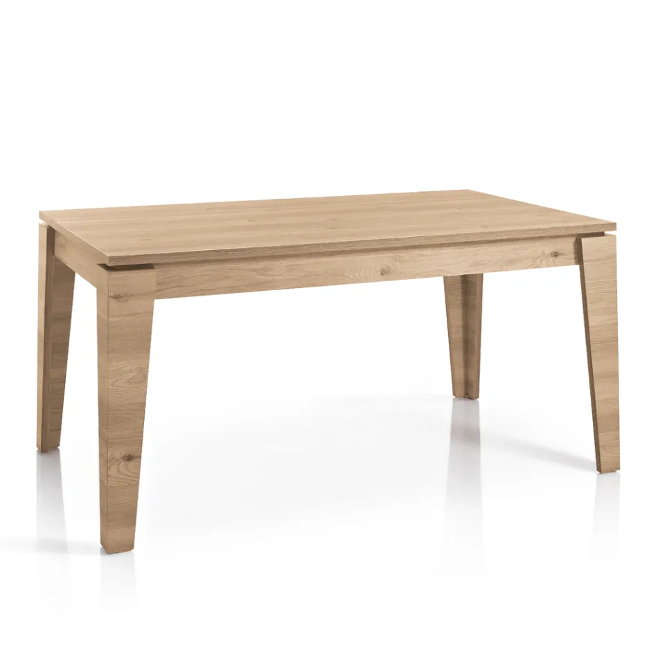 Rozkładany stół z melaminy o różnych wykończeniach Made in Italy - Lily Viadurini