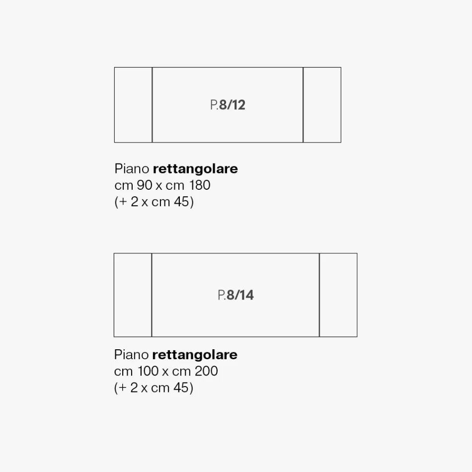 Rozkładany szklany stół ceramiczny z 3 różnymi wykończeniami Made in Italy - Tecna Viadurini