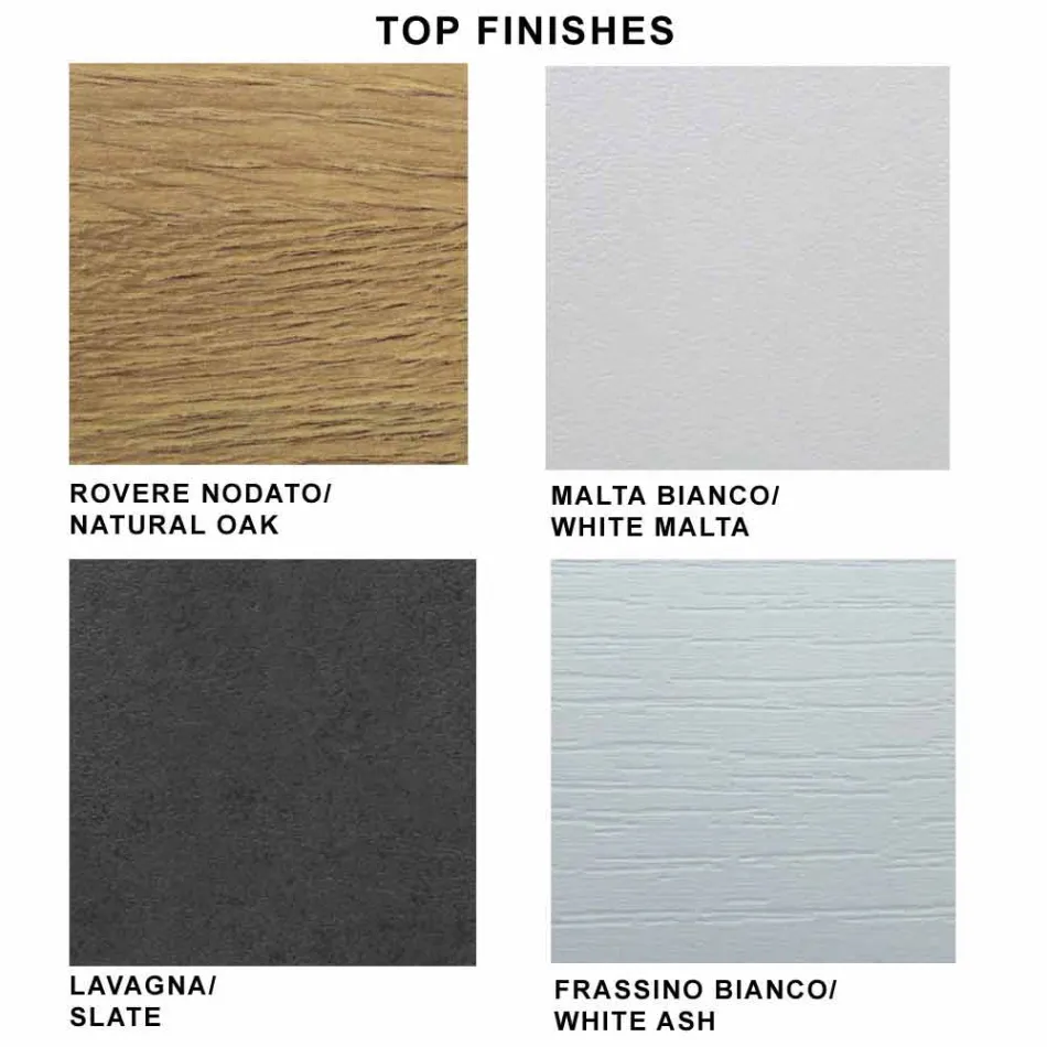 Nowoczesny rozkładany stół na 14 miejsc z laminowanym blatem Made in Italy - Ezzellino Viadurini