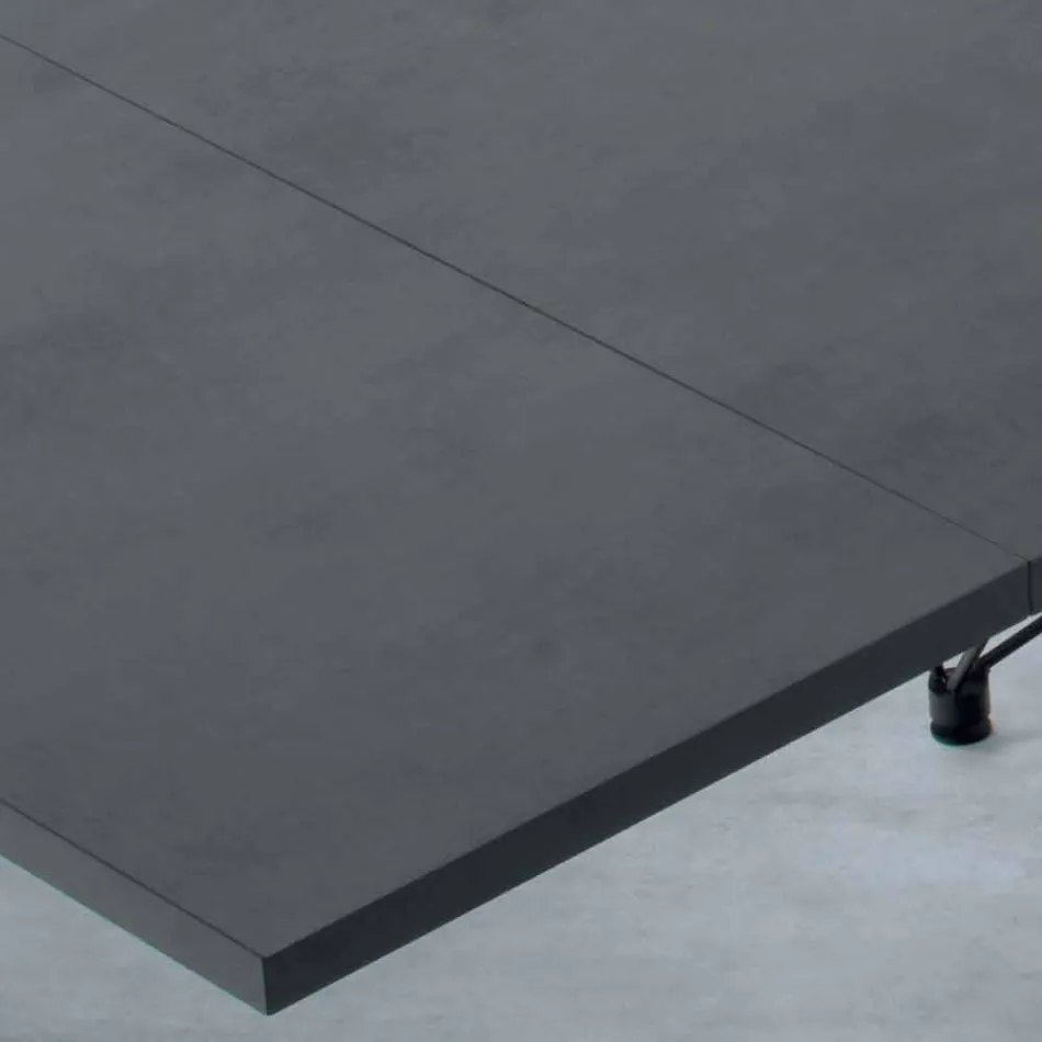 Nowoczesny rozkładany stół na 14 miejsc z laminowanym blatem Made in Italy - Ezzellino Viadurini