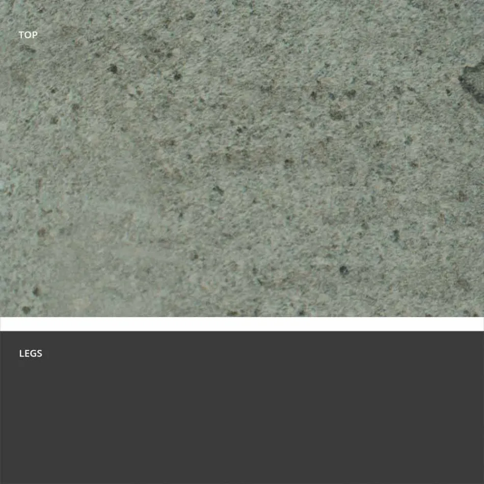 Nowoczesny rozkładany stół z kamionkowym blatem wykonanym we Włoszech, Erve Viadurini