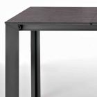 Nowoczesny rozkładany stół z aluminiową strukturą - Blera Viadurini
