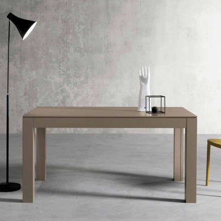 Wysuwany nowoczesny stół z drewna jesionowego produkowanego we Włoszech Leffe Viadurini
