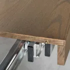 Nowoczesny rozkładany stół z drewna jesionowego produkowanego we Włoszech Parre Viadurini