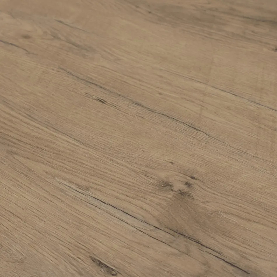 Nowoczesny rozkładany stół z drewna melaminowego i żelaznego blatu - Marella Viadurini