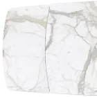 Rozkładany stół z ceramicznym blatem i żelazną podstawą - Incrocio Viadurini