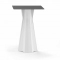 Wysoki stół z blatem HPL i podstawą z polietylenu Made in Italy - Tinuccia