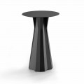Wysoki stół z polietylenu z okrągłym blatem HPL Made in Italy - Tinuccia