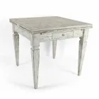 Rozkładany stół rzemieślniczy do 170 cm z drewna Made in Italy - Marsylia Viadurini