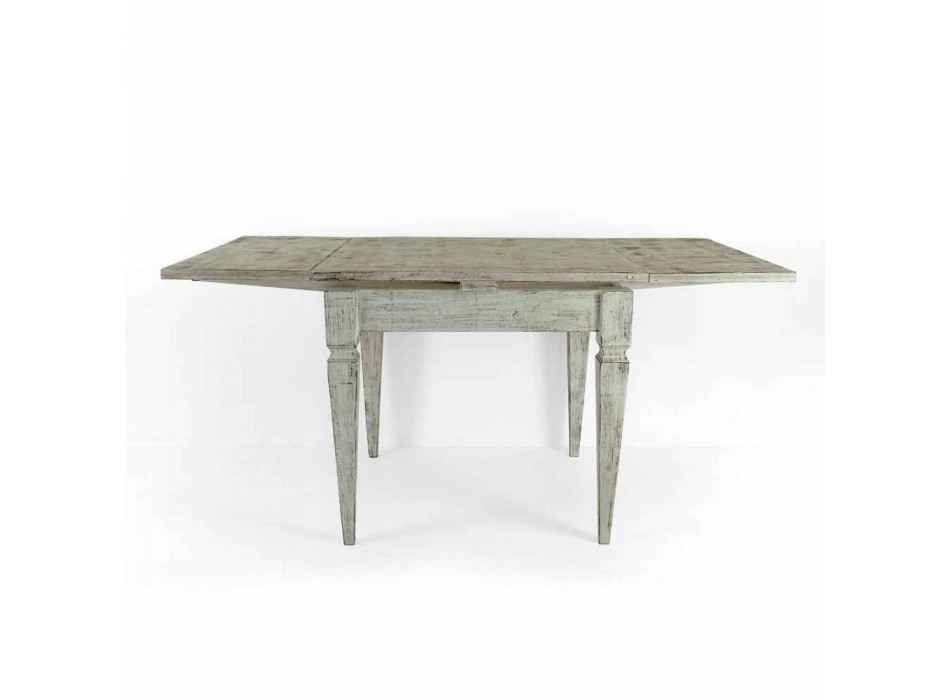 Rozkładany stół rzemieślniczy do 170 cm z drewna Made in Italy - Marsylia Viadurini