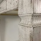 Rozkładany stół rzemieślniczy do 170 cm z drewna Made in Italy - Marsylia Viadurini