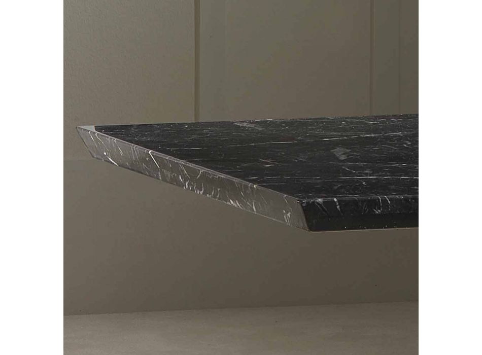 Poprawiono stół marmurowy postument z klasycznym przekroju Byron Viadurini