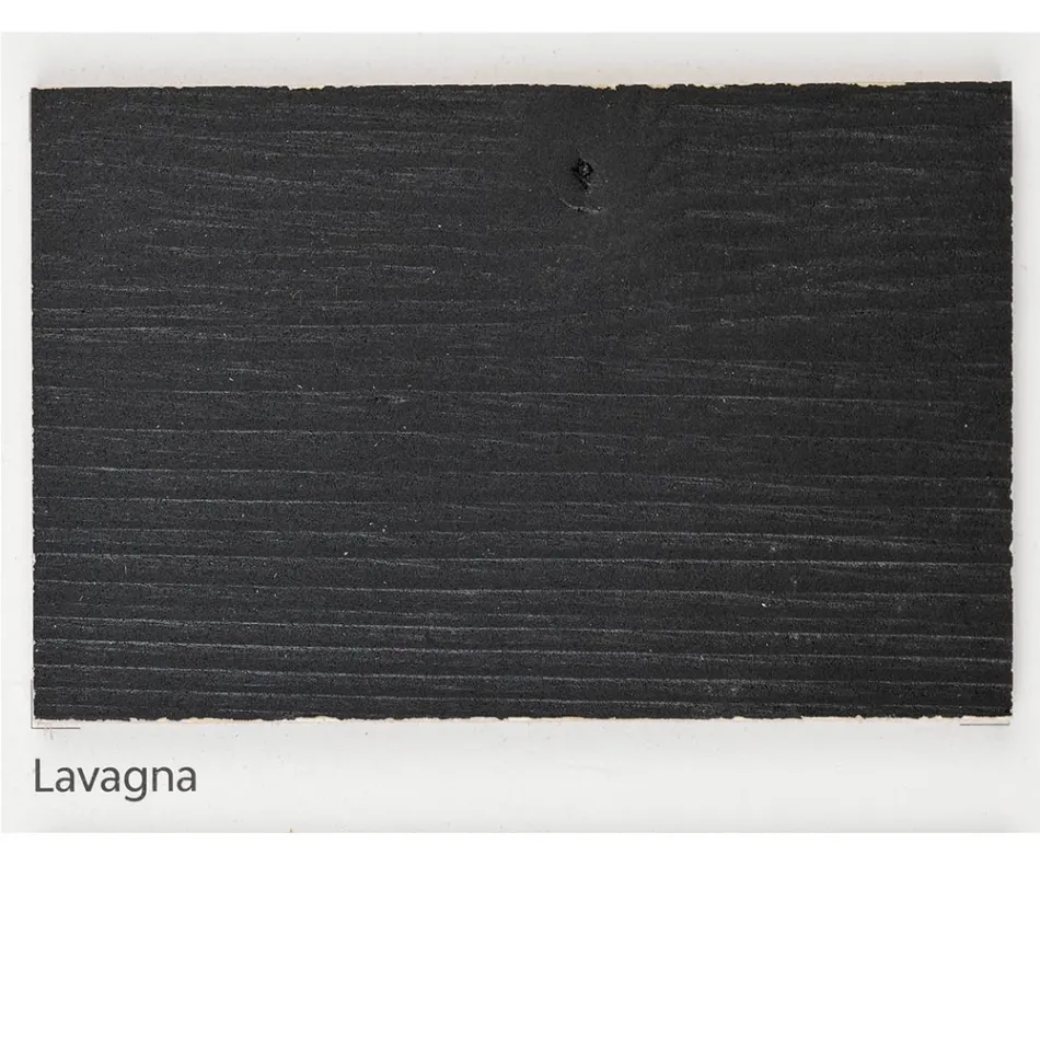 Stół z platerowanym blatem z litego dębu i podstawą z kryształu Made in Italy - Noelia Viadurini