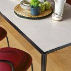 Stół z wysuwanym blatem do 220 cm z ceramiki Made in Italy - Connubia Lord Viadurini