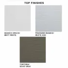 Rozkładany stół konsolowy do 325 cm z melaminy Made in Italy - Settimmio Viadurini