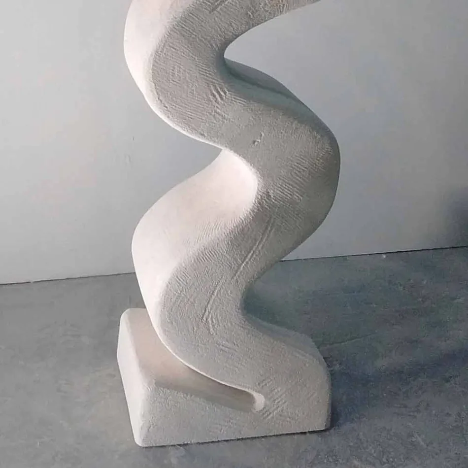 Okrągły stół konsola w kamiennych i kryształowych Babylas projektowych Viadurini