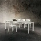 Rozkładany stół kuchenny do 240 cm z cienkiego HPL Made in Italy - Jupiter Viadurini