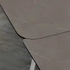 Rozkładany stół kuchenny do 280 cm z efektem marmuru Made in Italy - Pinokio Viadurini